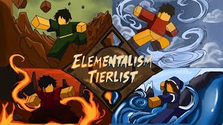 Ranking All Bendings & Sub Elements Tierlist | Elementalism