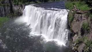preview picture of video 'Upper Mesa Falls, Fremont County, Idaho'