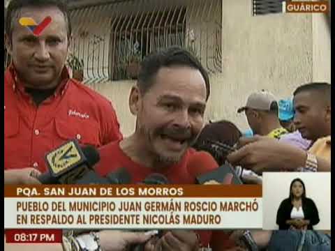 Guárico | Pueblo del municipio Juan Germán Roscio se movilizó en apoyo de la Revolución Bolivariana