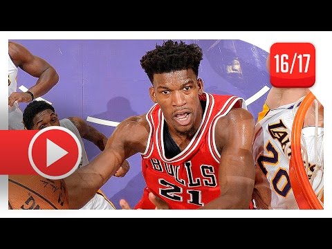 Jimmy Butler Full Highlights vs Lakers (2016.11.20) - 40 Pts, Bulls Feed