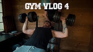 Gym Vlog 4 - Chest, Triceps, Shoulders (Home Workout)