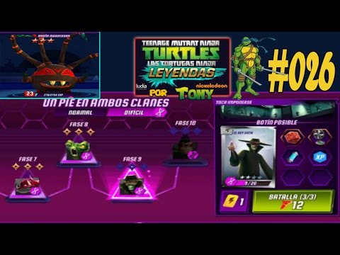 Tortugas Ninja Leyendas "Cap. 26 - Un pie en ambos clanes, Fases 9 a 10 (difícil)" por Tony