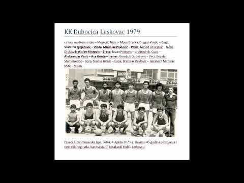 KK Dubocica 1979
