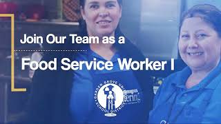 Work at GGUSD! Food Service Worker