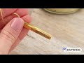14k Gold Vertical Bar Necklace Personalized