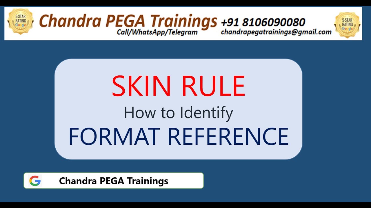 SKIN RULE -Format References