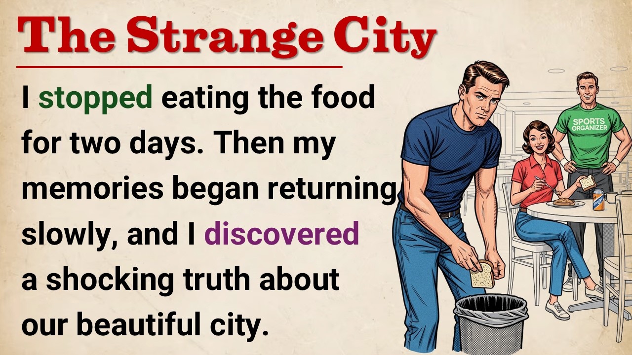 Learn English With Story 🔥 The City Where Nobody Remembers | Level 3 English Listening