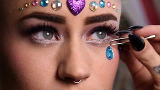 WICKED HIPPIE FACE JEWELS TUTORIAL | Dolls Kill
