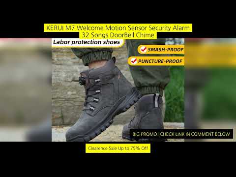 Rotating Button Work Shoes For Men Anti Puncture Work Sneakers Waterproof