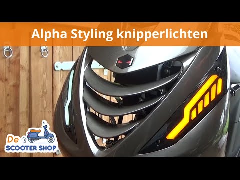 LED knipperlichten Alpha Styling matrix monteren Piaggio Zip | Montagevideo - De Scooter Shop