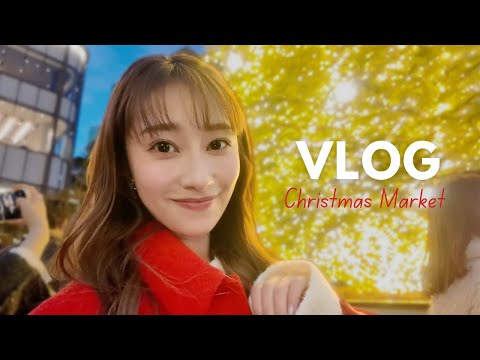 I went to a Christmas market 🎄 Holiday VLOG 🎥