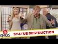 Falling Divinity Statue Throwback Thursday
