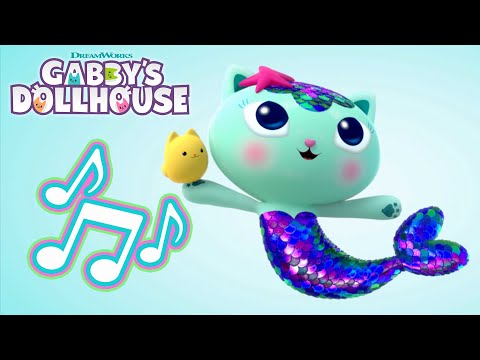 MerCat - Cat of the Day Song | GABBY'S DOLLHOUSE | NETFLIX