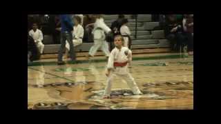 preview picture of video 'Karate Tournament - 7 year old boys and girls Kata'