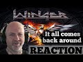Winger - It all comes back around REACTION
