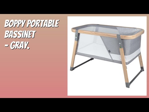REVIEW (2025): Boppy Portable Bassinet - Gray. Features