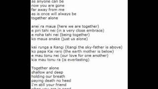 Together Alone Crowded House with translated lyrics