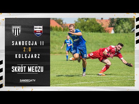 V liga: Sandecja II Nowy Sącz - Kolejarz Stróże 2:0 (1:0), skrót meczu | 13.08.2023