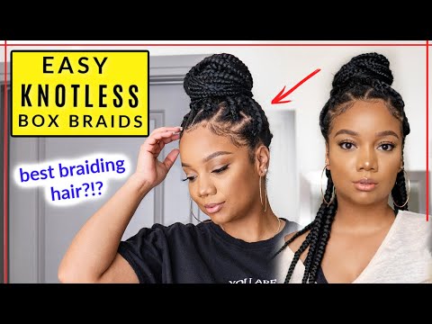 EASY $15 KNOTLESS BOX BRAIDS 🔥 FAST INSTALL | *NEW* PRE-DIVIDED HAIR 😍 Mane Concept Afri Naptural
