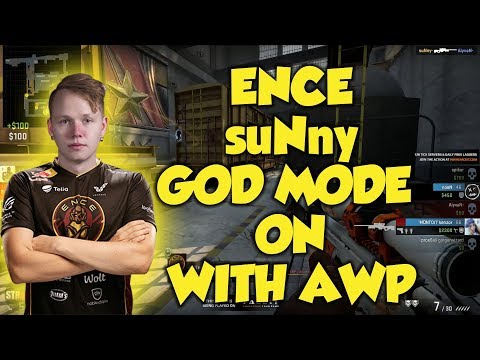CS:GO - ENCE suNny GOD MODE ON with awp * Train