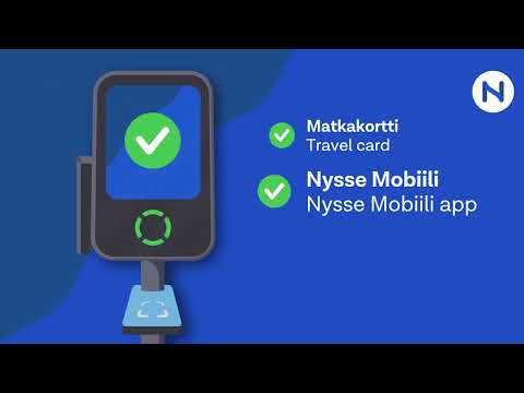 How to pay for your Nysse trip