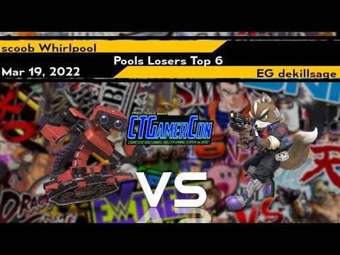 [Smash Ultimate] scoob  Whirlpool vs EG  dekillsage - CT Gamercon 5 (Pools Losers Top 6)