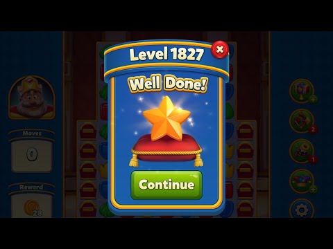 Royal Match - King Robert - Level 1827