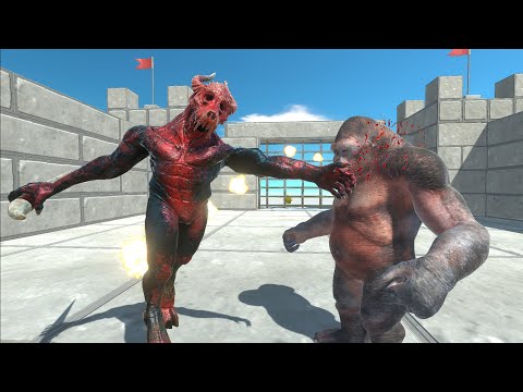 Infernals vs Mutant Primates - Animal Revolt Battle Simulator