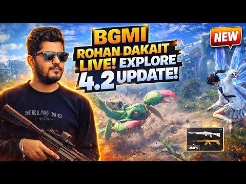 BGMI Live Stream 🔥 | Intense Fight + Chicken Dinner | Rohan Dakait