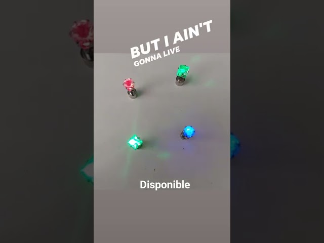 Vídeo relacionado con Pendientes iluminados | Pendientes LED con luz que cambia de color, aretes parpadeantes | Accesorios de baile para decoración para hombres, mujeres, mamá, esposa, novia, amigo
