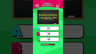 Quiz de matemática - Quantas perguntas você acerta? #quiz #matemática
