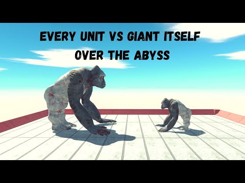 Every Unit Vs Giant Itself Over The Abyss ARBS |Animal Revolt Battle Simulator