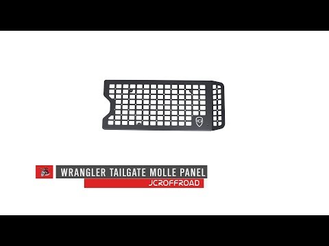 Wrangler Tailgate MOLLE Panel Installation