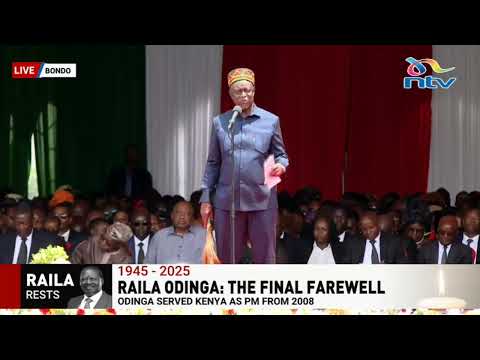 "I have lost my best friend", Oburu Oginga pays tribute to his brother Raila in Bondo