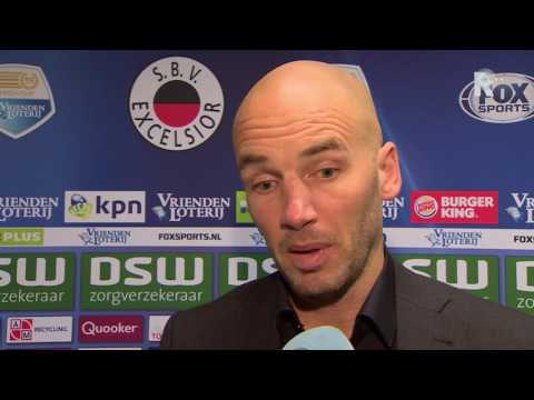 Mitchell van der Gaag na afloop van Excelsior - Sparta