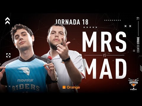 MOVISTAR RIDERS VS MAD LIONS E.C. | Superliga Orange CSGO | Jornada 18 | Temporada 2018/19