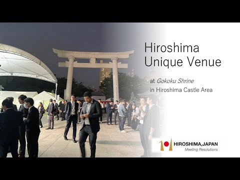 Unique venue at Hiroshima Castle