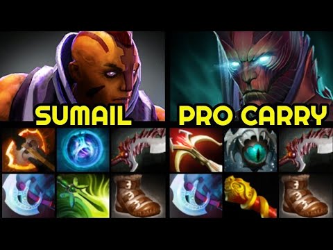 SUMAIL Anti Mage vs Full Slotted Terrorblade - Insane Agility Carry Battle 7.27 Dota 2