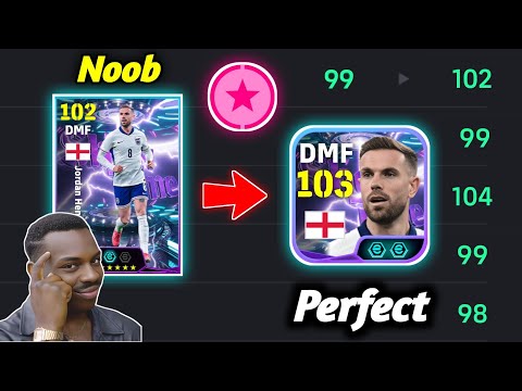 How To Train Free Show Time 103 Jordan Henderson Max Level In eFootball 2026 🔥