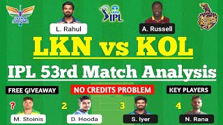 LKN vs KKR Dream11 Team | LKN vs KOL Dream11 Prediction | IPL 2022 Match | LKN vs KKR Dream11 Today