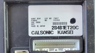 2007 Nissan Sentra body control module location and removal
