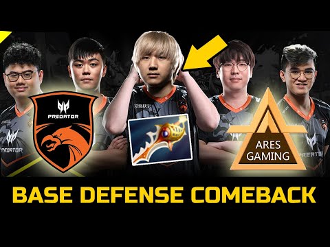 INTENSE BASE DEFENSE COMEBACK! - TNC VS ARES GAMING MOON STUDIO ASIAN LEAGUE