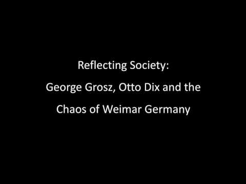 HOW ARTISTS SEE  - Grosz & Dix (Lecture 5 of 5) Prof Ian Aaronson