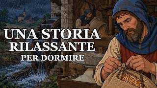 Lavorare in un Vecchio Mulino Medievale Mentre Fuori Piove | Storia per Dormire
