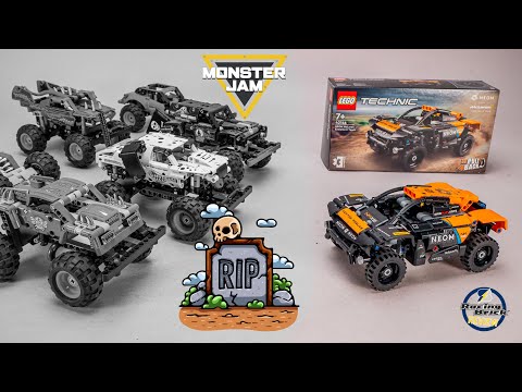 LEGO Technic Monster Jam is dead - 42166 NEOM McLaren Extreme E Race Car building review