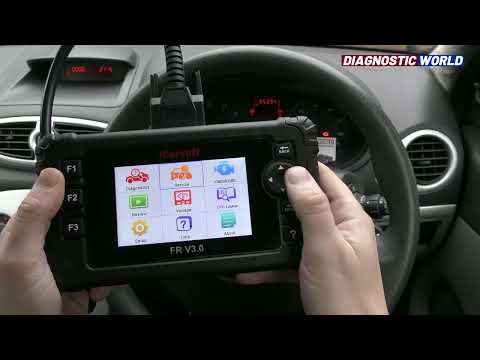 Service Menu for iCarsoft FR V3.0