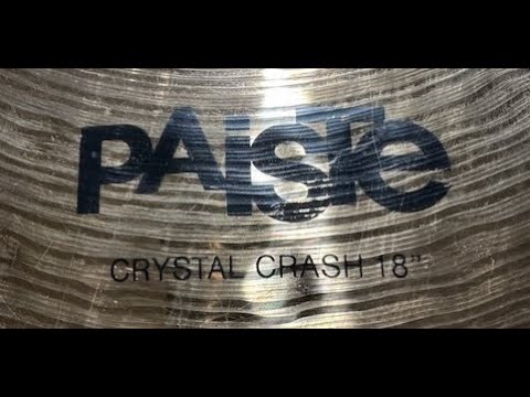 Paiste 18" Alpha Crystal Crash Cymbal 1992 - 2006 - Traditional image 5