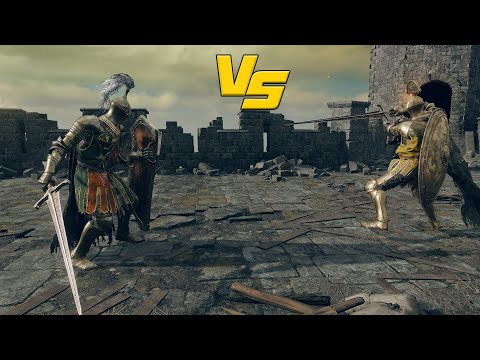 ELDEN RING NPC Fights 4 - Leyndell Knight vs Godrick Knight
