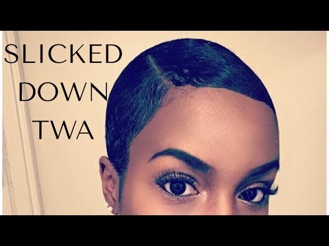 Slicked Down TWA | Updated Routine | Nia Hope