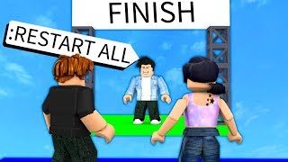 RESTARTING PEOPLE IN A ROBLOX OBBY